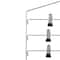 Organize It All 4 Tier Swing Arm Slack Rack Hanger